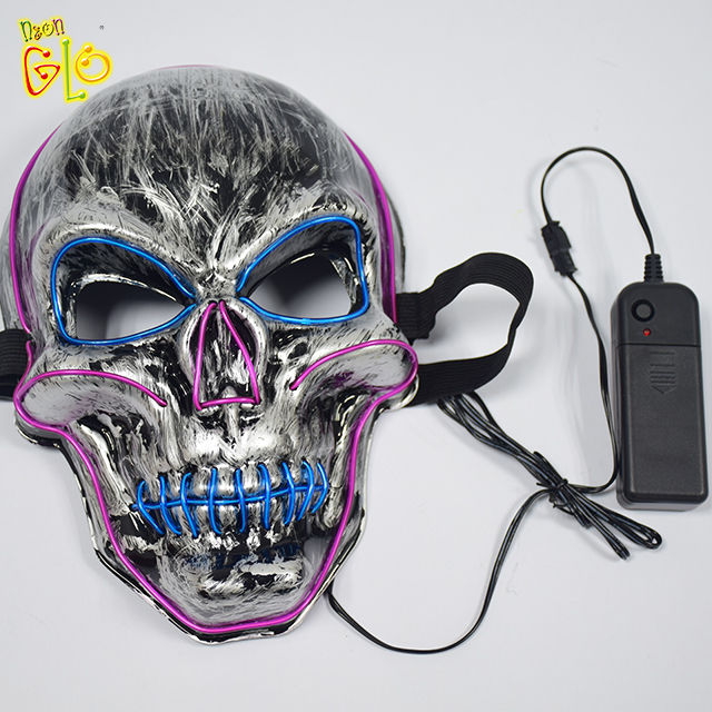 Jaunajā el maskā tiek izmantota daudzfunkcionāla bezvadu draivera vairumtirdzniecības Helovīna ballīšu vadītā maska