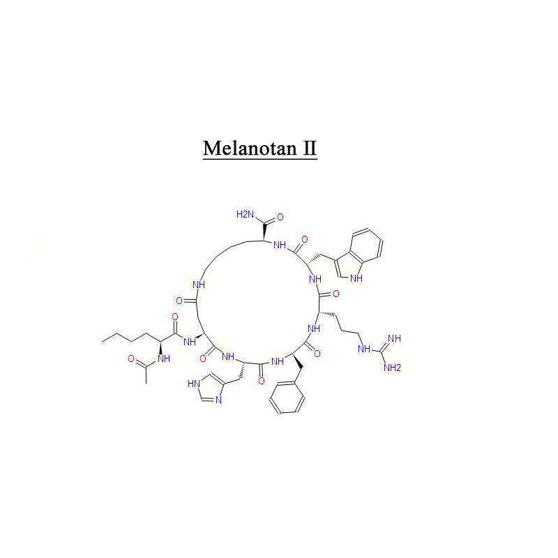 Melanotan Ⅱ 121062-08-6 Даббобкунии пӯст
