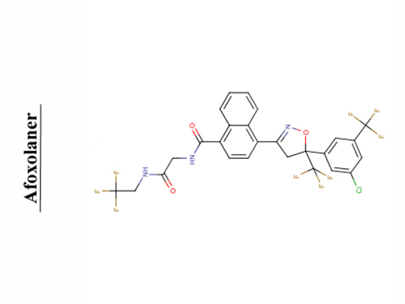 Afoxolaner 1093861-60-9 Organochlorine awọn ipakokoropaeku Anti-Parasitics