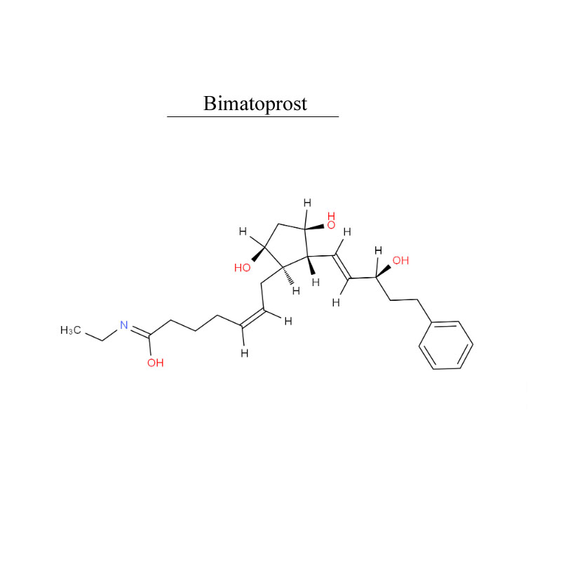 Bimatoprost 155206-00-1 Hormone agus ísliú IOP inchríneacha