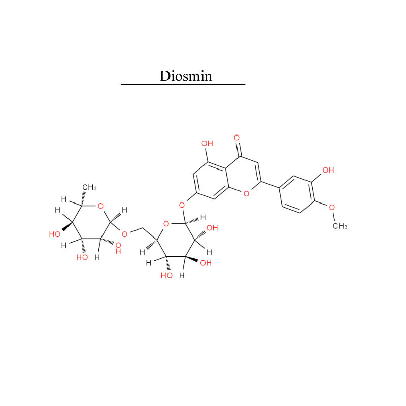 Diosmin 520-27-4 रक्त प्रणाली वैशिष्ट्यीकृत प्रतिमा संरक्षित करते