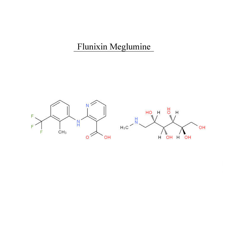 फ्लुनिक्सिन मेग्लुमाइन ४२४६१-८४-७ एनाल्जेसिक अँटी-इंफ्लेमेटरी एनएसएआयडी