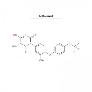 Toltrazuril 69004-03-1 Kontraŭparazita Antibiotiko