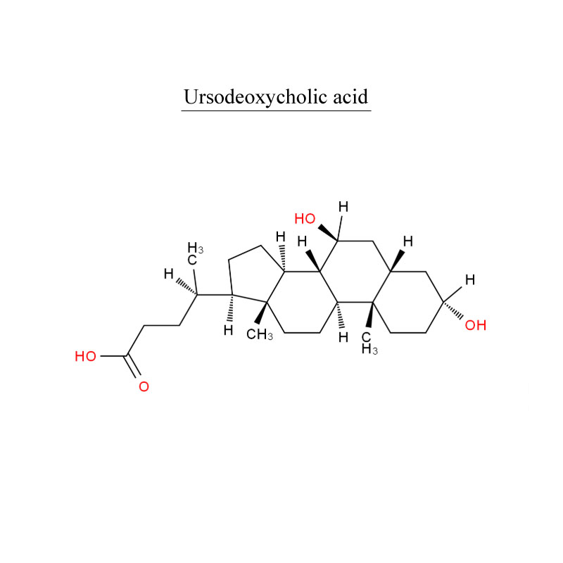 Ursodeoxycholic acid 128-13-2 siostam cnàmhaidh Cholagogic