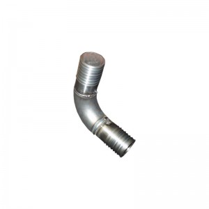 Fabricated 90° elbow with Rilsan coating    Stainless steel, alloy steel, carbon steel. Ductile iron, grey iron