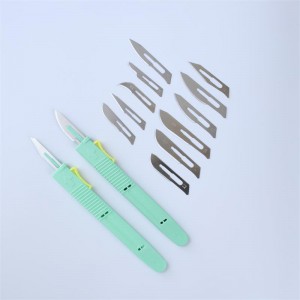 Hospital Disposable Carbon Steel #21 Surgical Scalpels