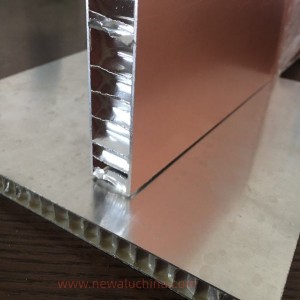 Panel alumini me huall mjalti për mur perde