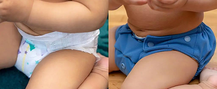Differences between disposable diaper and cloth diaper