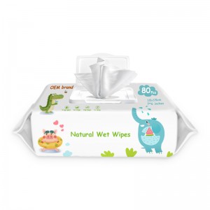 Private Label Flushable Natural čistilni robček za osebno nego intimne ženske higiene