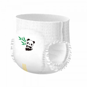 OEM free samfurin jarirai biodegradable bamboo Organic zane baby diapers wholesale