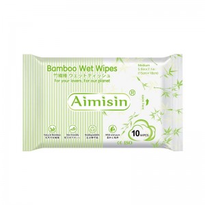 Newclears bamboo Natural Organic Purfied Water baby wet wipes