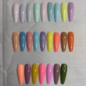 Колекција на гел-лак во боја на Macaron