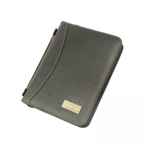 A5 Wireless Charging Portfolio Notebook බහුකාර්ය Notepad Notepad ෆෝල්ඩරය