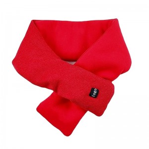 Elektrisk varmetørklæde Genopladeligt opvarmet tørklæde Custom Logo USB opvarmet tørklæde