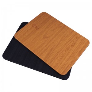 10W Qi Universal Fast Wood Charger Mouse Pad