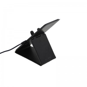 Подставка для беспроводной зарядки Зарядная подставка Держатель для телефона из искусственной кожи Держатель для ручки
