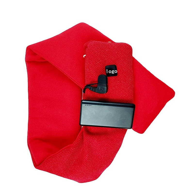 इलेक्ट्रिक हीटिंग स्कार्फ रिचार्जेबल तातो स्कार्फ कस्टम लोगो USB तातो स्कार्फ विशेष छवि
