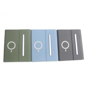 Custom Notebook Power Bank Notebook Trådløs opladning Notebook A5 Luksuriøse notebooks