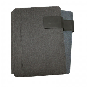 Notebook organizator multifuncțional personalizat din piele PU cu notebook cu încărcare fără fir Power Bank
