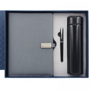 Persoanlike kado-doaskesets trije-stik set Business Gift Set Vacuum Cup Notebook Pen Gift Sets