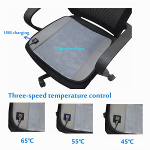 Non Slip Bottom Heated Sofa Memory Foam Seat Cushion Pad Para sa Office Chair