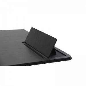 Office Waterproof foldable Desk Pad 3 in 1 Leather Multifunctional mouse pad with phone holder แผ่นรองเมาส์ชาร์จไร้สาย