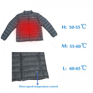 elektrische verwarmingsjas usb opladen donsjack oplaadbare elektrische jas