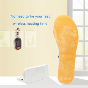 Fjernkontroll Oppladbare elektriske oppvarmede skoinnleggssåler