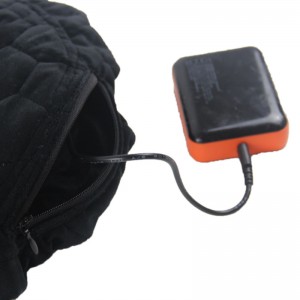 Touca de cabelo elétrica de carregamento USB Touca de calor térmica com saco de energia Chapéu a vapor