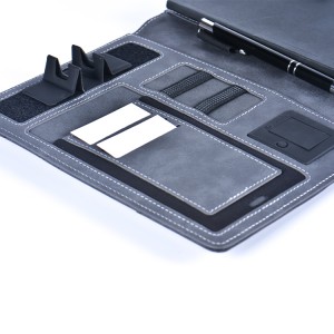 Notebook bisnis a5 pu kulit notebook power bank notebook logo adat notebook