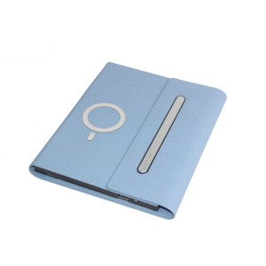 Portátil personalizado Power Bank Notebook de carga sen fíos Notebooks A5 de luxo