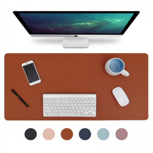 Office dhesiki pad Waterproof Mouse Pad desk mudziviriri Pu Leather komputa Desk Mat