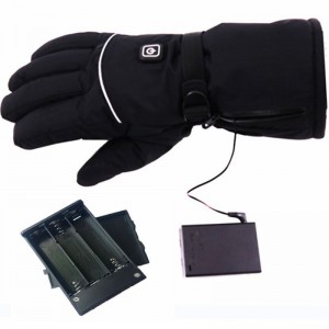 Gants de travail chauds de sécurité rechargeables d'hiver Femmes Gants chauffants électriques gants imperméables noirs