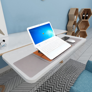 Desk ea Wireless Charger Mat Laptop Holder Leather Mouse Pads E nang le Lebokose la polokelo ea Lebokose la Pene ea Memo Holder Mouse Pad