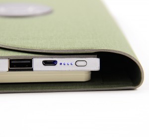 Power Bank ноутбукі A5 PU сымсыз телефонды зарядтағыш ноутбук. Жылдам зарядталатын ноутбук