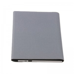 Moralo oa tloaelo oa logo ea Magnetic Multi-Function Sleek Wireless Charging Power Bank Notepad ea letlalo Notebook