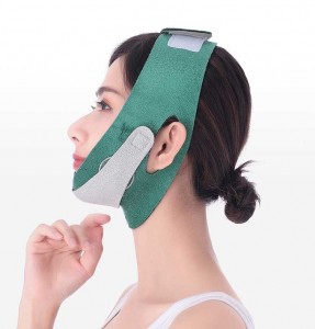 Grafeno grožio veido masažo įranga Grafeno V veido liekninamasis tvarstis dvigubam smakrui sumažinti su kvėpuojančiu audiniu V formuojančiu dirželiu