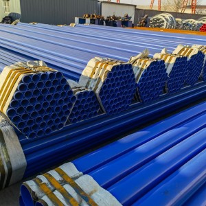 Lining nga Plastic Steel Line Pipe nga Plastic-Coated Cable Pipe Fluid Transmission Pipe