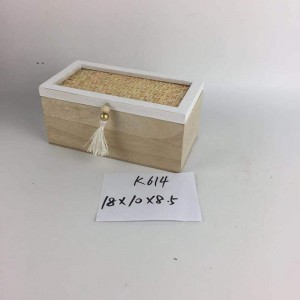 rattan tissue box  K614-1