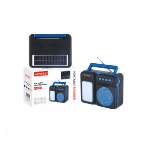 OEM Customized Wireless Outdoor Speakers - ABS Portable Mini Speaker with 5.5V1W Solar Panel NV-8937 – TAIGE