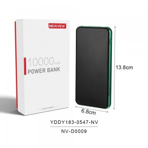 NV-D0009 Portable Power Bank 10000mAh with Digital Display