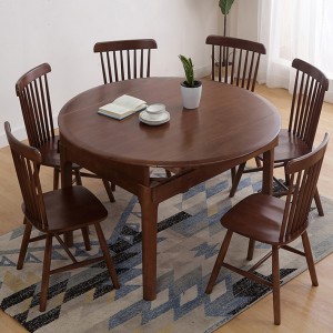 Solid Wood Modern Home Ktichen Room Table and Chair