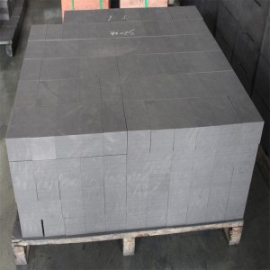 Machined graphite block for processing exothermic welding graphite mold