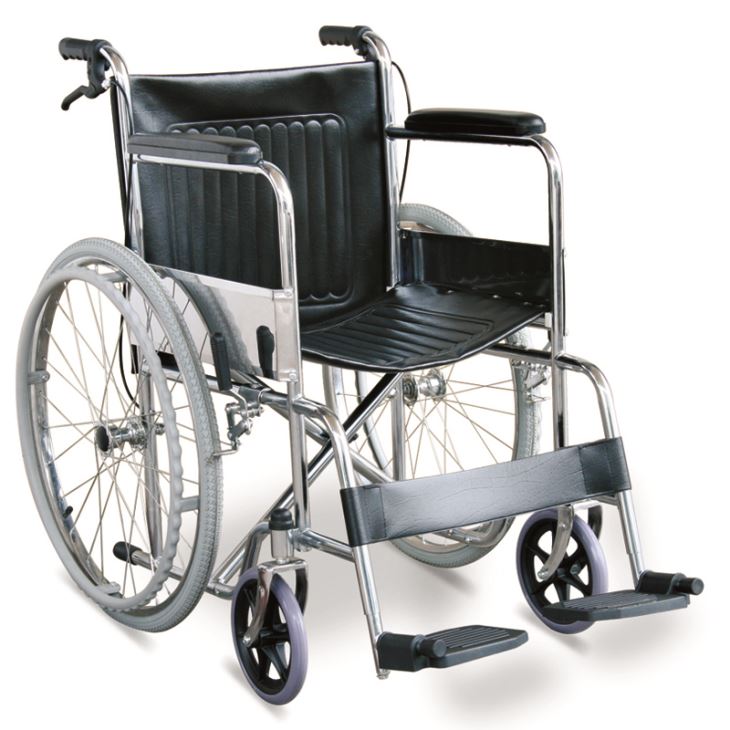 Griffbremsen, manueller Rollstuhl