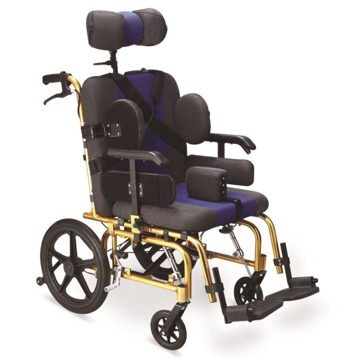Ново дизајнирана и удобна педијатријска инвалидска колица са нагибом са подешавањем...