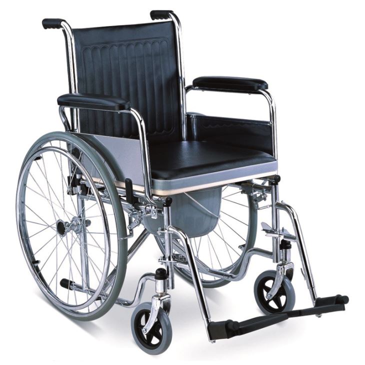Pang-ekonomiyang Commode Wheelchair