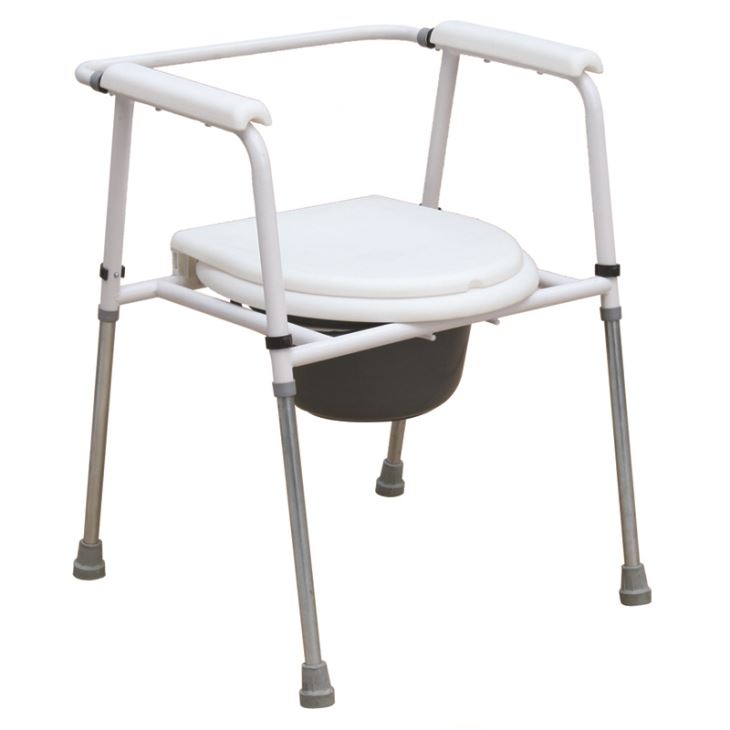 Powder Coated Steel Commode Chair