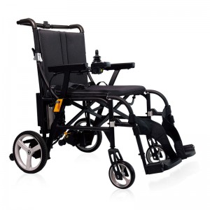 Viegls magnija sakausējuma saliekamais elektriskais ratiņkrēsls