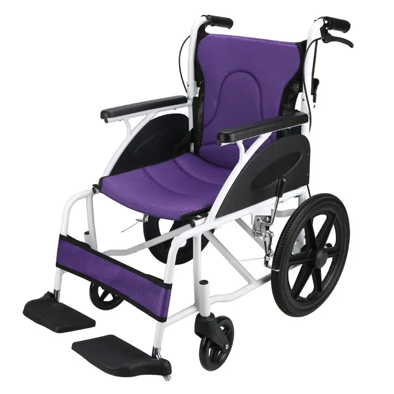 China Aluminum Alloy Magaang Timbang Hindi Electric Foldable Manual Wheelchair