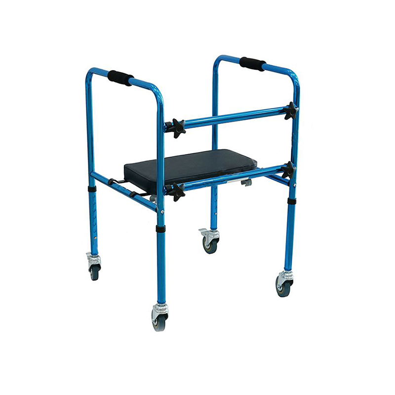 Wholesale China Medical Folding 4 Wheels Walker with Seat